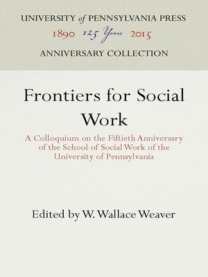 cover image of Frontiers for Social Work